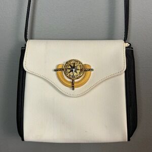 Rodo Italy Nautical Crossbody Bag Compass Star whimsical VTG New England Preppy